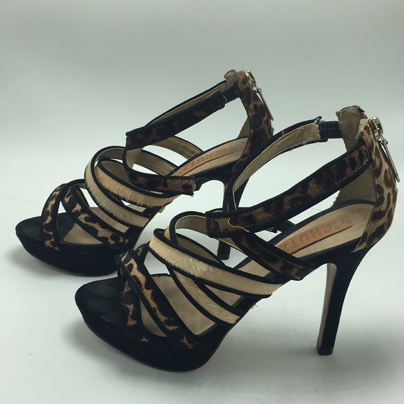 SCHUTZ Cheetah Heels, Size 5 - Picture 3 of 8